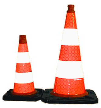 Popolnoma odsevni stožec - ponoči (14574 bytes)